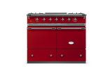 Lacanche Cluny Classic 100cm - Cherry Red & Brushed Stainless Steel