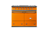 Lacanche Cluny Classic 100cm - Tangerine & Brushed Stainless Steel