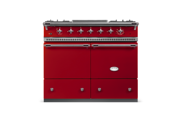 Lacanche Cluny Classic 100cm - Cherry Red & Nickel