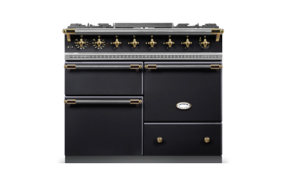 Lacanche Chagny Classic 100cm - Black Gloss & Brass