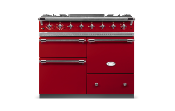 Lacanche Chagny Classic 100cm - Cherry Red & Nickel