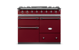Lacanche Chagny Classic 100cm - Burgundy Red & Brushed Stainless Steel