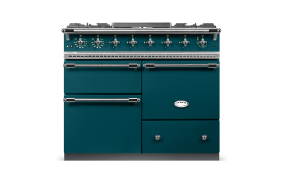 Lacanche Chagny Classic 100cm - Teal Blue & Brushed Stainless Steel