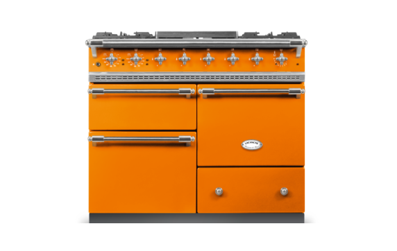 Lacanche Chagny Classic 100cm - Tangerine & Matt Chrome