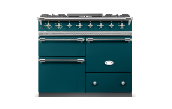Lacanche Chagny Classic 100cm - Teal Blue & Matt Chrome