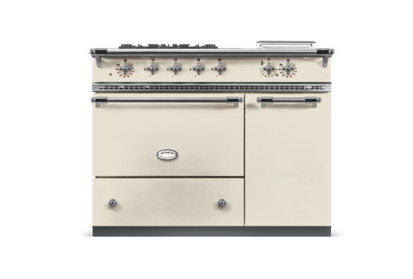 Lacanche Savigny Classic 100cm - Ivory & Brushed Stainless Steel