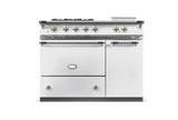 Lacanche Savigny Classic 100cm - White & Brushed Stainless Steel