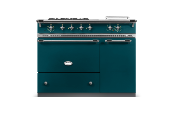 Lacanche Savigny Classic 100cm - Teal Blue & Brushed Stainless Steel