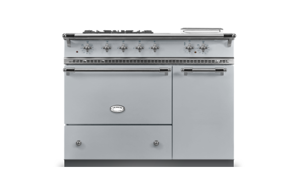 Lacanche Savigny Classic 100cm - Earthenware Gray & Brushed Stainless Steel