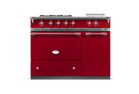 Lacanche Savigny Classic 100cm - Cherry Red & Matt Chrome