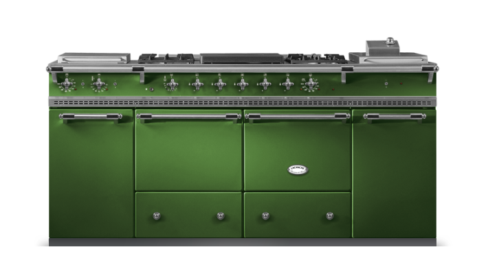 Lacanche Classic Cluny 1800 - Dark Green & Brushed Stainless Steel