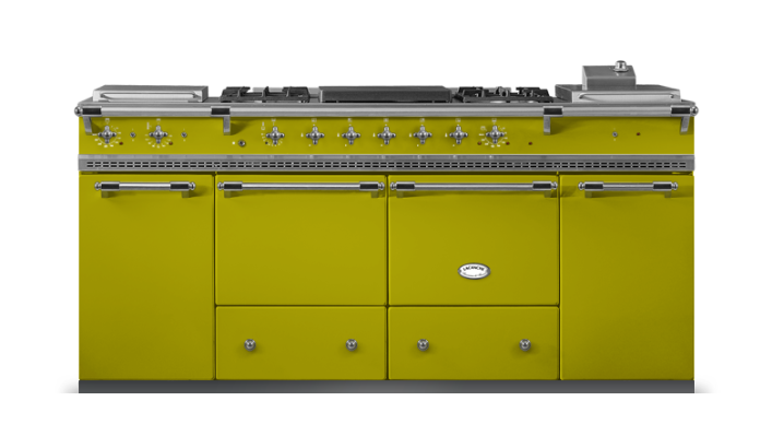 Lacanche Classic Cluny 1800 - Anise Green & Brushed Stainless Steel