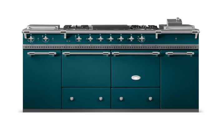 Lacanche Classic Cluny 1800 - Teal Blue & Matt Chrome