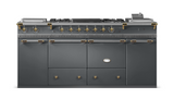 Lacanche Classic Cluny 1800 - Slate Grey & Brass