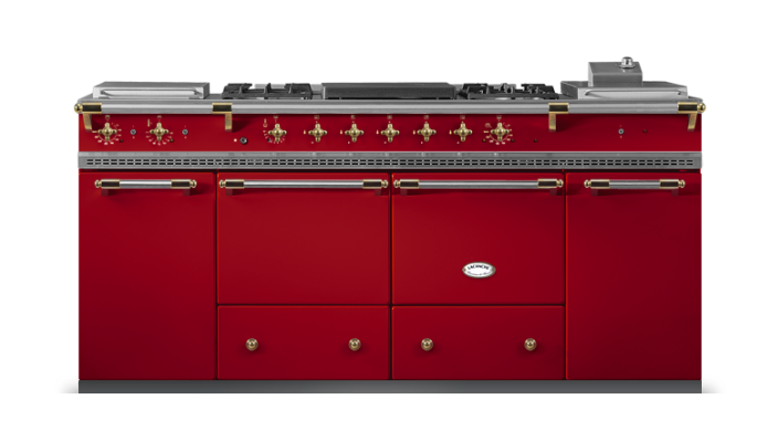 Lacanche Classic Cluny 1800 - Cherry Red & Brass