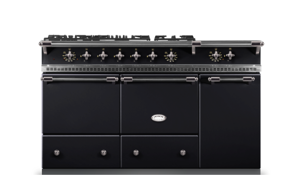 Lacanche Cluny 1400 D - Black Gloss & Nickel