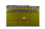 Lacanche Cluny 1400 D - Olive Green & Chrome