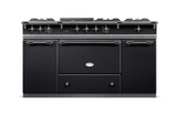 Lacanche Classic Citeaux 150cm - Black Gloss & Brushed Stainless Steel