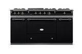 Lacanche Classic Citeaux 150cm - Black & Brushed Stainless Steel
