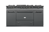 Lacanche Classic Citeaux 150cm - Slate Grey & Brushed Stainless Steel