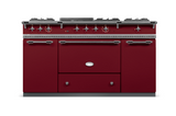 Lacanche Classic Citeaux 150cm - Burgundy Red & Brushed Stainless Steel