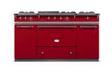 Lacanche Classic Citeaux 150cm - Cherry Red & Brushed Stainless Steel