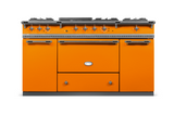 Lacanche Classic Citeaux 150cm - Tangerine & Brushed Stainless Steel