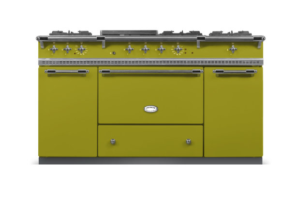 Lacanche Classic Citeaux 150cm - Anise Green & Brushed Stainless Steel
