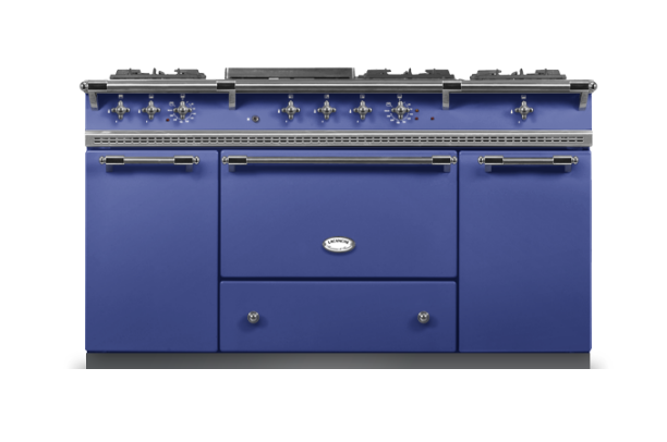 Lacanche Classic Citeaux 150cm - Portuguese Blue & Brushed Stainless Steel
