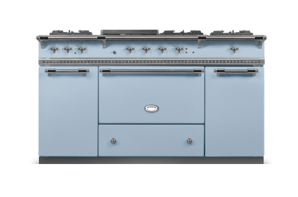 Lacanche Classic Citeaux 150cm - Delft Blue & Brushed Stainless Steel
