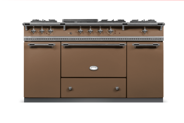 Lacanche Classic Citeaux 150cm - Marron Glacé & Brushed Stainless Steel