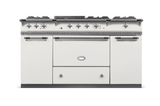 Lacanche Classic Citeaux 150cm - Chantilly & Brushed Stainless Steel
