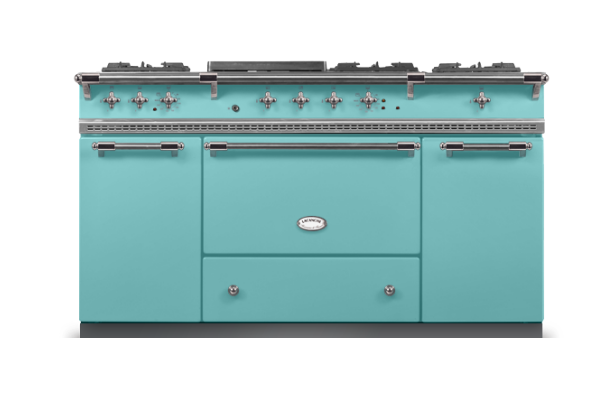 Lacanche Classic Citeaux 150cm - Coral Blue & Nickel
