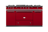 Lacanche Classic Citeaux 150cm - Cherry Red & Nickel