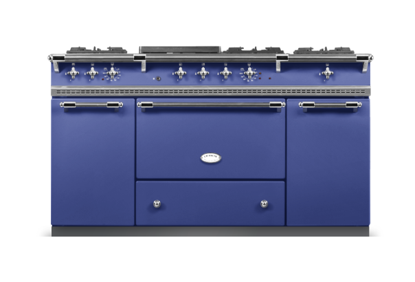Lacanche Classic Citeaux 150cm - Portuguese Blue & Chrome