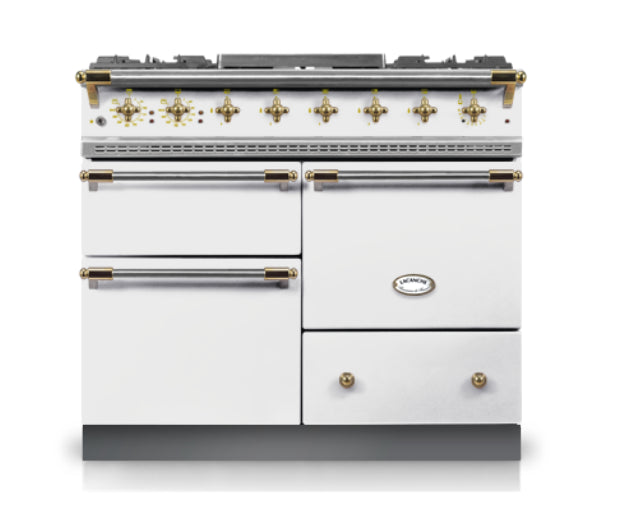 Lacanche Chagny Classic 100cm - White & Brass | LCF1053