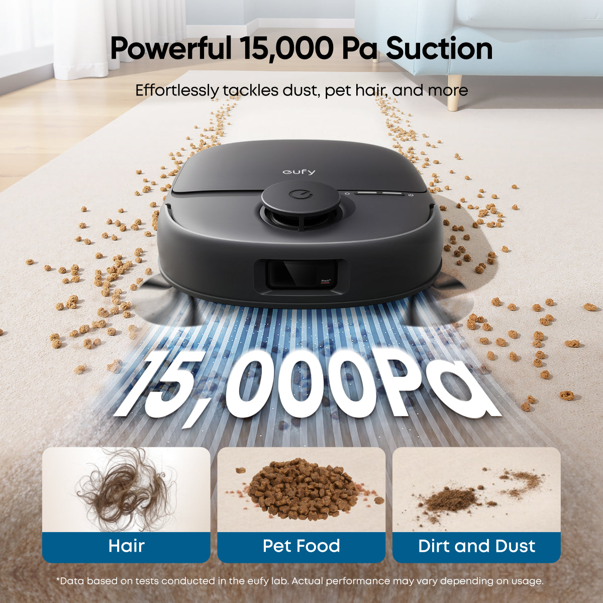 Eufy Omni C28A Robot Vacuum & 6 Month Accessory Kit - Black | T211AV10