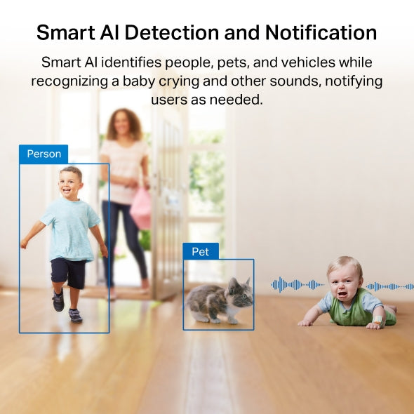 Tapo Pan/Tilt AI Home Security Wi-Fi Camera | TAPOC225