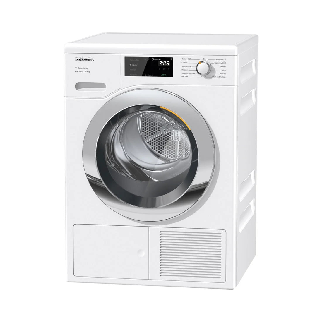 Miele Heat pump tumble dryer, 9kg, Chrome Door | Chrome Edition | TEH 785 WP