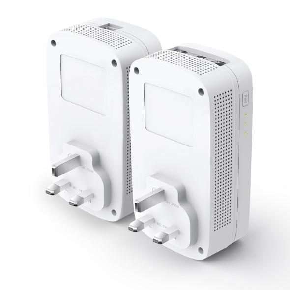 TP Link AV1300 3-Port Gigabit Passthrough Powerline Starter Kit | TL-PA8033PKIT