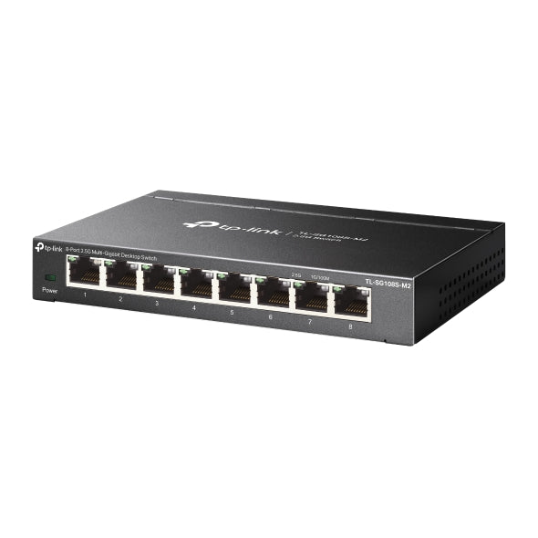 TP Link 8-Port 2.5G Multi-Gigabit Desktop Switch | TL-SG108S-M2