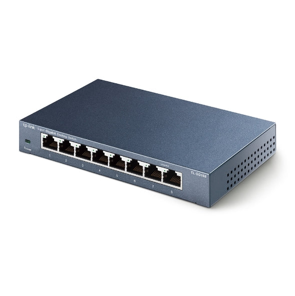 TP Link 8-Port 10/100/1000Mbps Desktop Switch | TLSG108