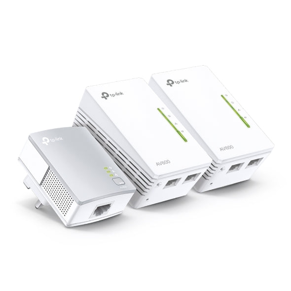 TP Link Powerline 600 Wi-Fi 3-pack Kit | TL-WPA4220TKIT