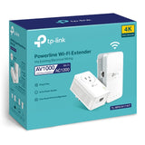 TP Link AV1000 Gigabit Passthrough Powerline ac Wi-Fi Kit | TL-WPA7617KIT