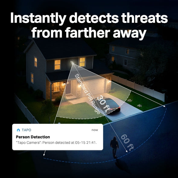 Tapo Solar-Powered Pan/Tilt Security Camera Kit | TAPOC660KIT