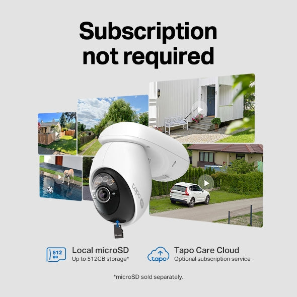 Tapo Solar-Powered Pan/Tilt Security Camera Kit | TAPOC660KIT
