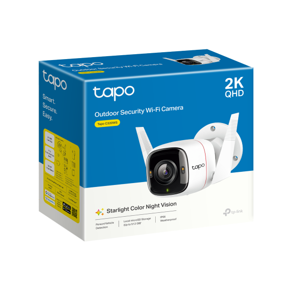 Tapo Outdoor Security Wi-Fi Camera | TAPOC320WS