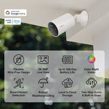 Tapo Smart Wire-Free Indoor/Outdoor Security Camera | TAPOC410