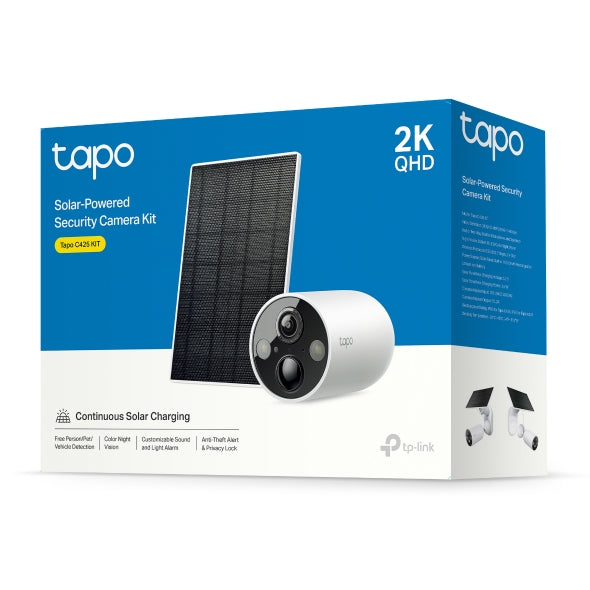 Tapo Solar-Powered Security Camera Kit | TAPOC425KIT