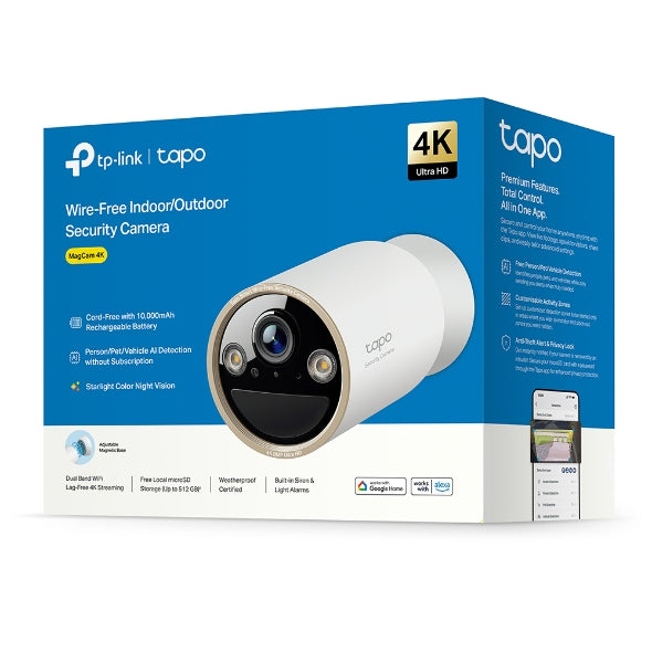 Tapo Battery-Powered Outdoor Security Camera | TAPOC460